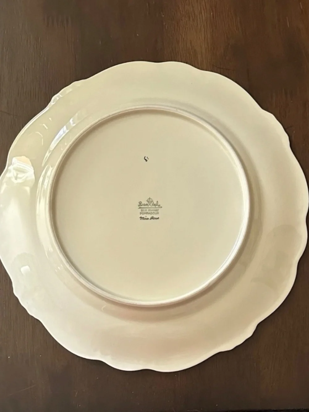 Rosenthal German China Pompadour Moss Rose Dinner Plate